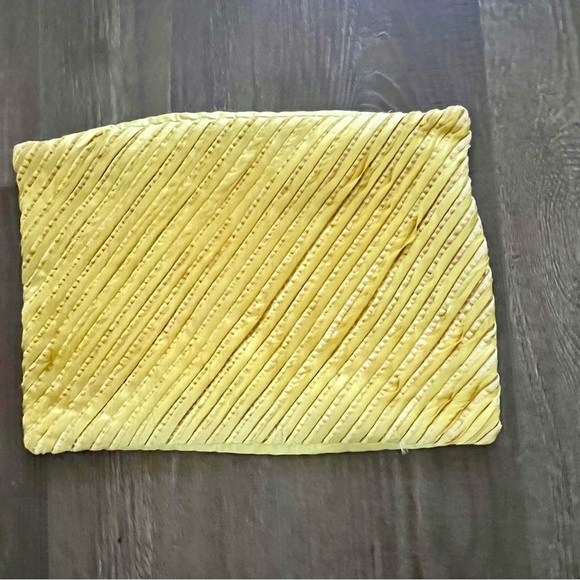 Yellow Textured Throw Pillow Pier one 13/18 inches - Picture 10 of 10